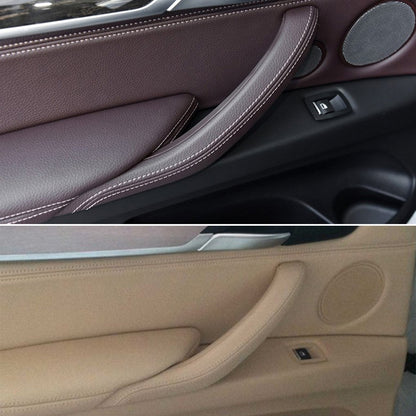 Car Left Side Inside Doors Handle Pull Trim Cover for BMW X5 / X6, Left Driving (Grey White) - Door Handles by PMC Jewellery | Online Shopping South Africa | PMC Jewellery | Buy Now Pay Later Mobicred