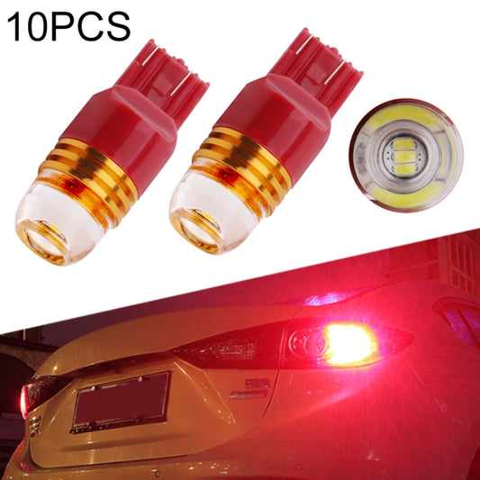 10pcs T20 3157 DC12V / 0.24W / 0.02A / 60LM Car LED Brake Light, Shell Random Color Delivery (Red Light) - Brake Lights by PMC Jewellery | Online Shopping South Africa | PMC Jewellery | Buy Now Pay Later Mobicred