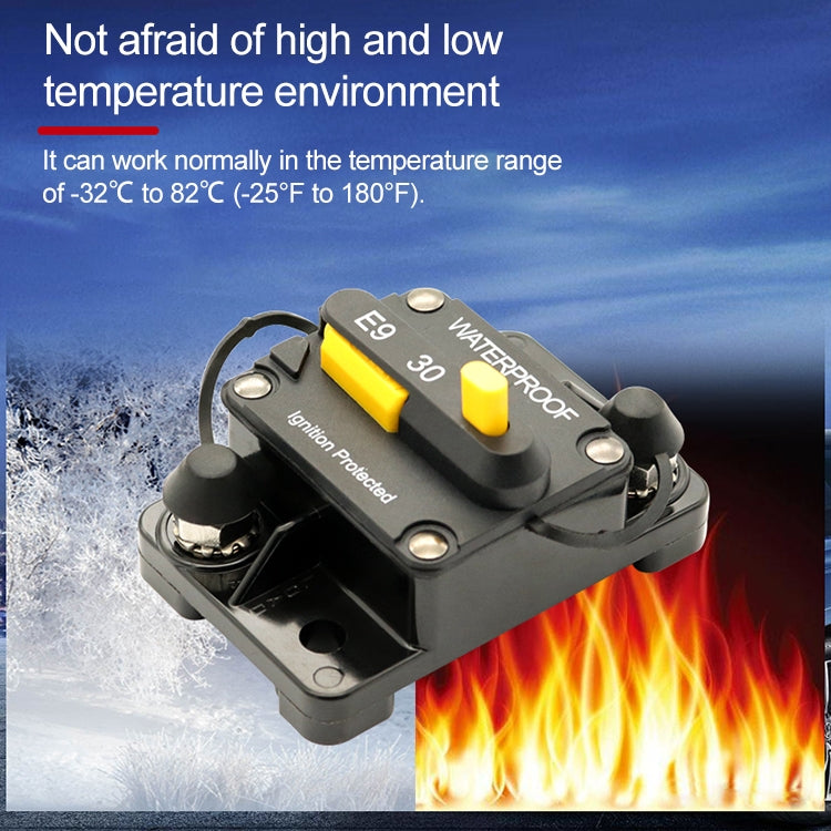 Off-road Vehicle / Automatic 40A Manual Circuit Breaker Overcurrent Protector - Engine Fittings by PMC TechLife | Online Shopping South Africa | PMC TechLife | Buy Now Pay Later Mobicred