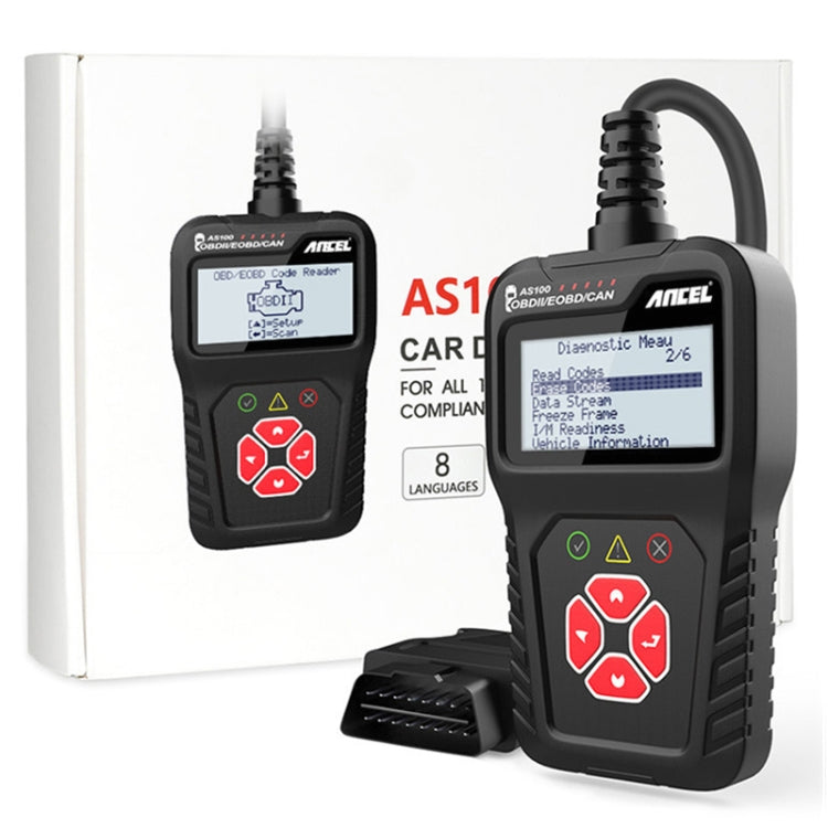 Ancel AS100 Car Fault Detector OBDII Engine Fault Light Clear - Electronic Test by PMC TechLife | Online Shopping South Africa | PMC TechLife | Buy Now Pay Later Mobicred