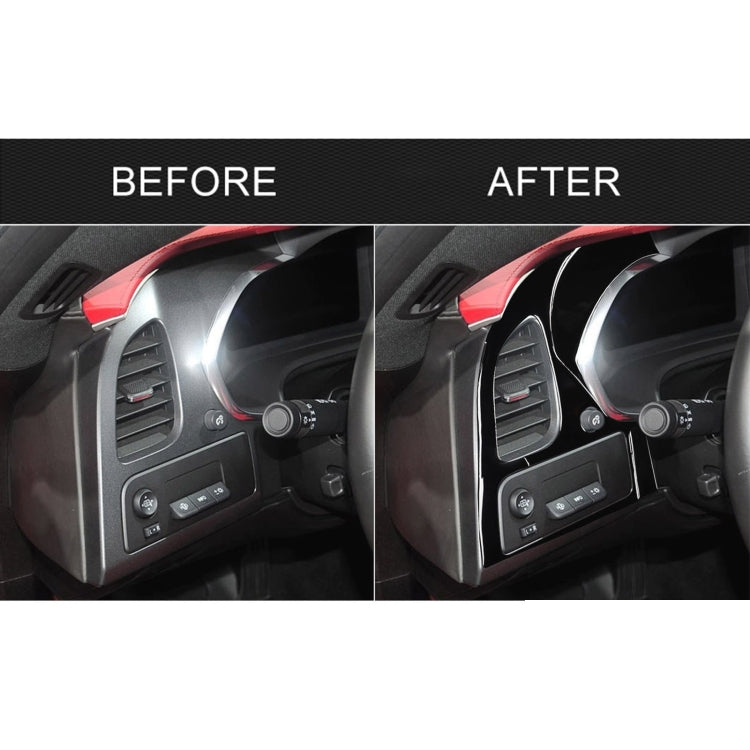 For Chevrolet Corvette C7 2014-2019 Car Left + Middle Air Outlet Panel Decorative Sticker, Left Drive - Car Interior Mouldings by PMC Jewellery | Online Shopping South Africa | PMC Jewellery | Buy Now Pay Later Mobicred