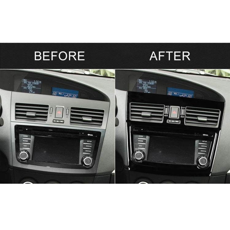 For Mazda 3 Axela 2010-2013 5 in 1 Car Central Control Navigation Set A Decorative Sticker, Left Drive - Car Interior Mouldings by PMC Jewellery | Online Shopping South Africa | PMC Jewellery | Buy Now Pay Later Mobicred