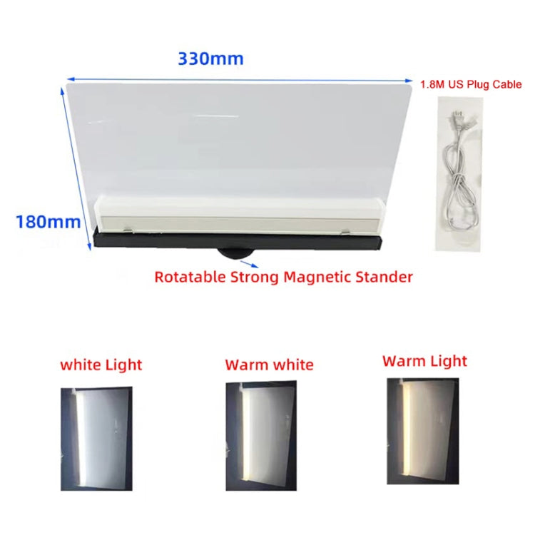 Paintless Dent Repair Removal Tool Checking Reflector Line Tricolor Detection Board, US Plug - Warning Lights by PMC TechLife | Online Shopping South Africa | PMC TechLife | Buy Now Pay Later Mobicred