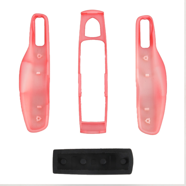 Car Plastic Key Shell Key Case for Porsche (Red) - Car Key Cases by PMC TechLife | Online Shopping South Africa | PMC TechLife