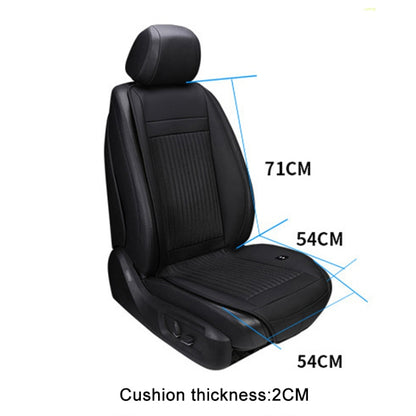 Car 12V Cushion Summer USB Breathable Ice Silk Seat Cover, Eight Fans + Ventilation and Refrigeration (Black) - Seat Accessories by PMC Jewellery | Online Shopping South Africa | PMC Jewellery | Buy Now Pay Later Mobicred