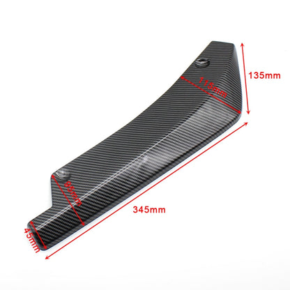 XH-6134 Carbon Texture Car Universal Modified Rear Spoiler Anti-collision Protector Bar Strip Guard Sticker - Anti Collision Sticker by PMC Jewellery | Online Shopping South Africa | PMC Jewellery | Buy Now Pay Later Mobicred