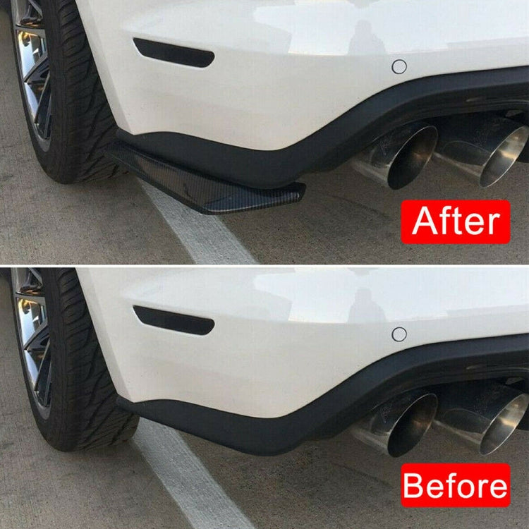 XH-6134 Carbon Texture Car Universal Modified Rear Spoiler Anti-collision Protector Bar Strip Guard Sticker - Anti Collision Sticker by PMC TechLife | Online Shopping South Africa | PMC TechLife | Buy Now Pay Later Mobicred