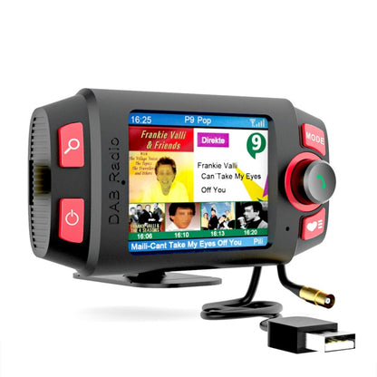 DAB-C8 Car DAB+ Digital Radio Receiver Color Screen Bluetooth Hands-free - Bluetooth Car Kits by PMC Jewellery | Online Shopping South Africa | PMC Jewellery | Buy Now Pay Later Mobicred