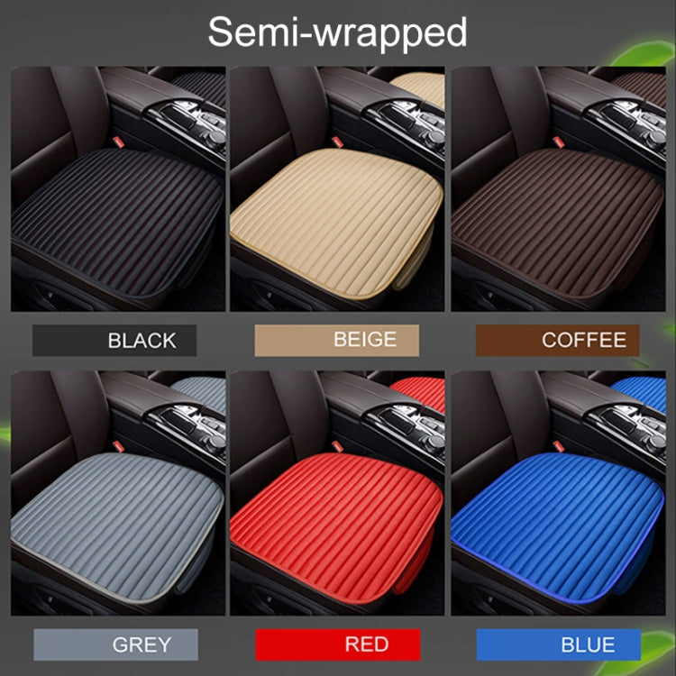 3 in 1 Car Seat Cushion Free Binding Half Inclusive Seat Mat Set (Black) - Seat Accessories by PMC Jewellery | Online Shopping South Africa | PMC Jewellery | Buy Now Pay Later Mobicred