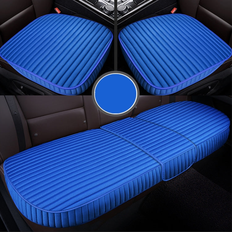 3 in 1 Car Seat Cushion Free Binding All Inclusive Seat Mat Set (Blue) - Seat Accessories by PMC Jewellery | Online Shopping South Africa | PMC Jewellery | Buy Now Pay Later Mobicred