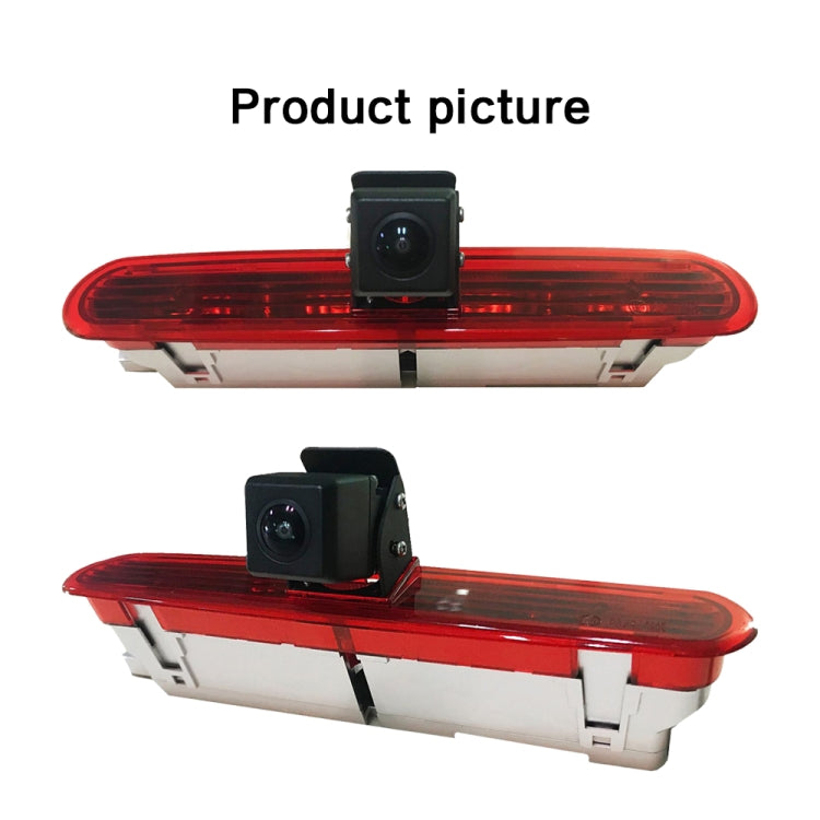 PZ472 Car Waterproof 170 Degree Brake Light View Camera + 7 inch Rearview Monitor for Fiat / Opel - Rear View Cameras by PMC Jewellery | Online Shopping South Africa | PMC Jewellery | Buy Now Pay Later Mobicred