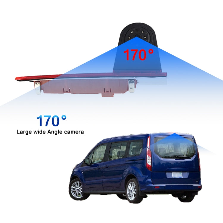 PZ477 Car Waterproof 170 Degree Brake Light View Camera for Ford Transit Custom - Rear View Cameras by PMC TechLife | Online Shopping South Africa | PMC TechLife | Buy Now Pay Later Mobicred