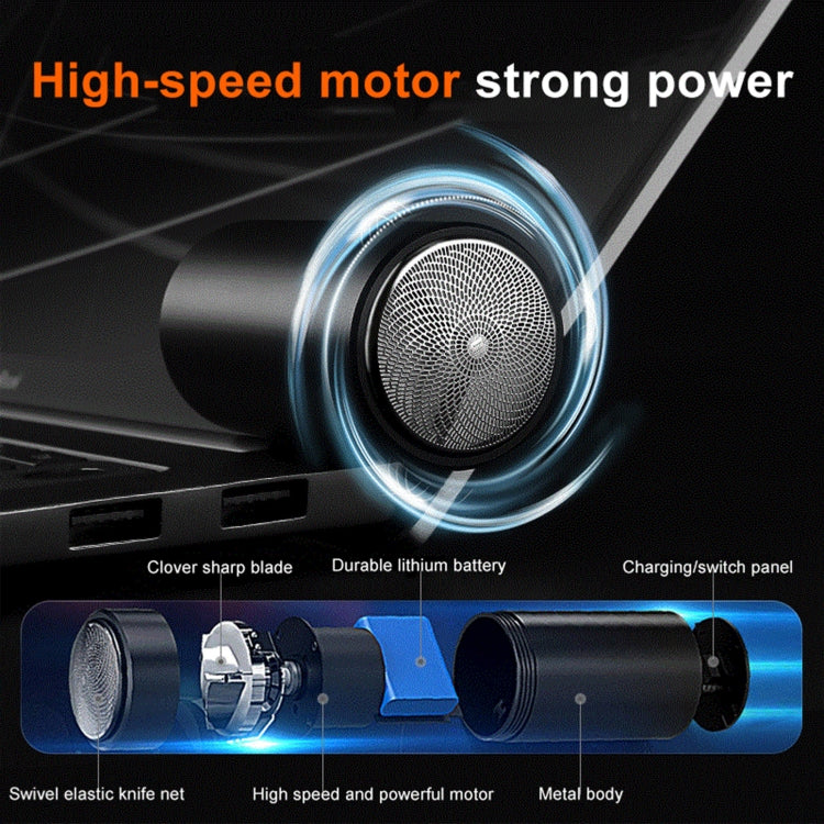 SD-05 Multifunctional Portable Car Turbo Mini Electric Shaver (Silver) - Electric Shavers by PMC TechLife | Online Shopping South Africa | PMC TechLife | Buy Now Pay Later Mobicred