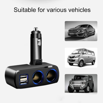 SHUNWEI SD-1918 80W 3.1A Car 2 in 1 Dual USB Charger (White) - Cigar Socket by SHUNWEI | Online Shopping South Africa | PMC Jewellery | Buy Now Pay Later Mobicred