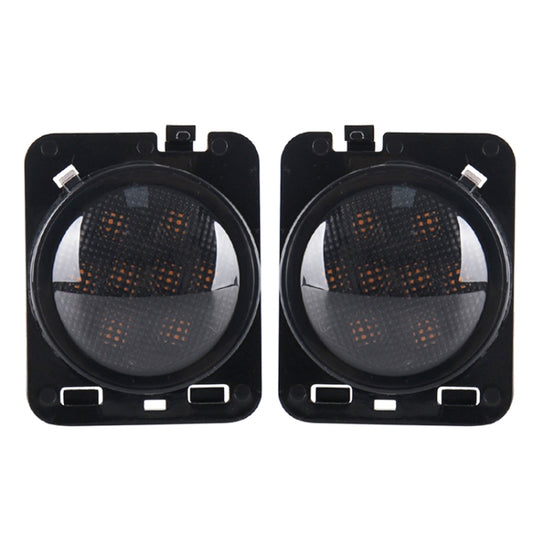 2 PCS 8W DC 12V Car SUV Refit LEDWheel Eyebrow Turn Signal for Jeep Wrangler JK 07-17, Specification: Butt Assembly Without Aperture - Arrow Turn Lights by PMC Jewellery | Online Shopping South Africa | PMC Jewellery | Buy Now Pay Later Mobicred