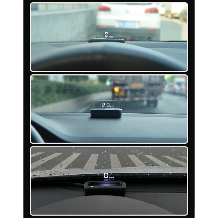 H80 Car 3.2 inch OBD HUD Head-up Display Support Engine Failure Alarm / Water Temperature Alarm Voltage Alarm - Head Up Display System by PMC Jewellery | Online Shopping South Africa | PMC Jewellery | Buy Now Pay Later Mobicred