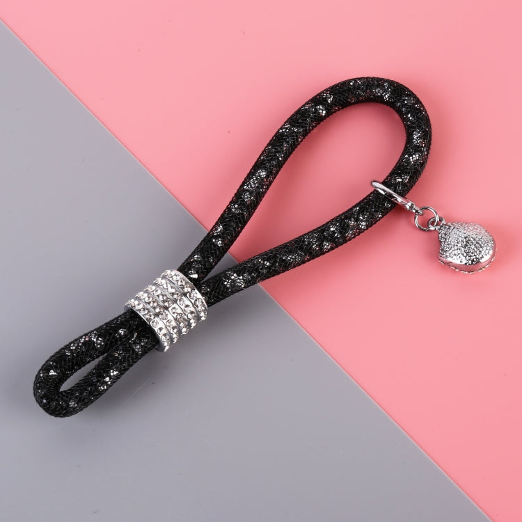 Car Diamond Metal + Plastic Keychain (Black) - Key Rings by PMC TechLife | Online Shopping South Africa | PMC TechLife