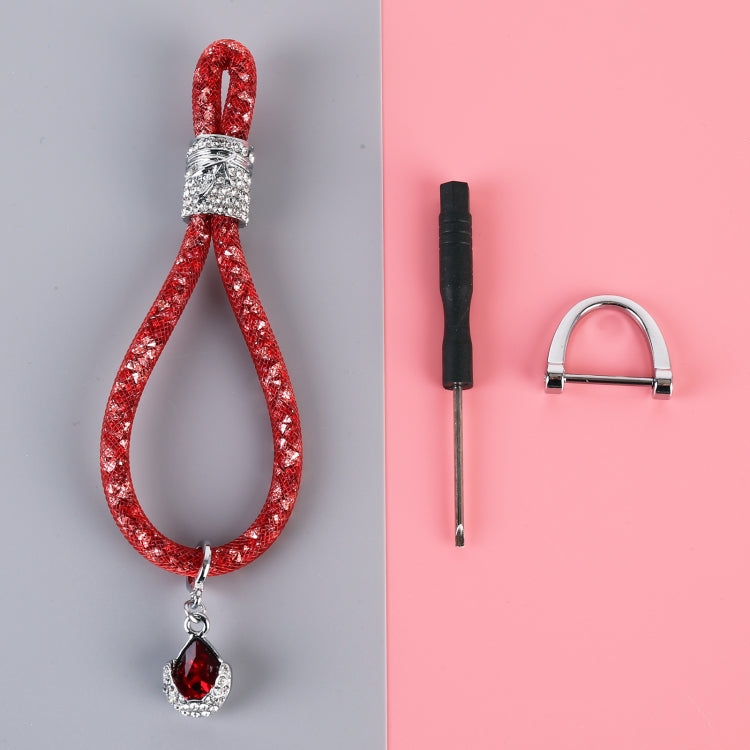 Car Diamond Metal + Plastic Keychain (Red) - free shipping - PMC TechLife - Order now!