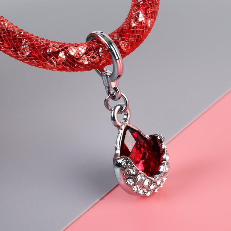 Car Diamond Metal + Plastic Keychain (Red) - free shipping - PMC TechLife - Order now!