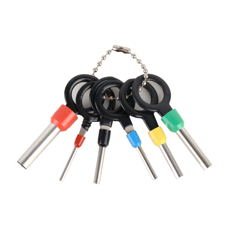 6 in 1 Car Plug Circuit Board Wire Harness Terminal Extraction Pick Connector Crimp Pin Back Needle Remove Tool - Booster Cable & Clip by PMC Jewellery | Online Shopping South Africa | PMC Jewellery | Buy Now Pay Later Mobicred