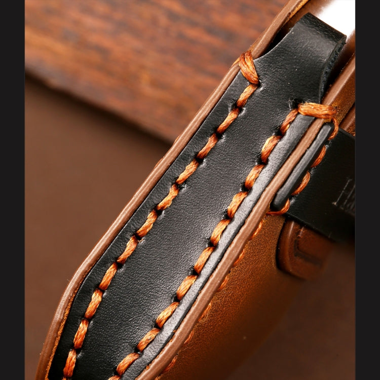 Hallmo Car Cowhide Leather Key Protective Cover Key Case for Old Mercedes-Benz E300L(Black) - free shipping - PMC TechLife - Order now!