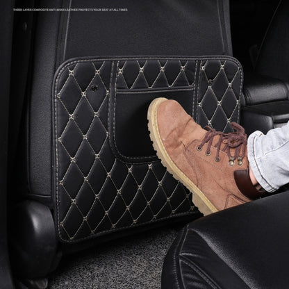 Car Half-inclusive Seat Back Anti-kick Mat Rear Anti-dirty Pad  Small Size - Seat Accessories by PMC Jewellery | Online Shopping South Africa | PMC Jewellery | Buy Now Pay Later Mobicred