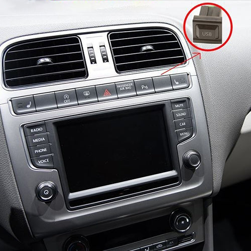 Car Center Console CD Reserved Position Modified 2.6x2.3cm USB Interface Conversion Cable Wiring Harness for Volkswagen / Audi / Skoda, Cable Length: 1m - Car Switches by PMC TechLife | Online Shopping South Africa | PMC TechLife | Buy Now Pay Later Mobicred