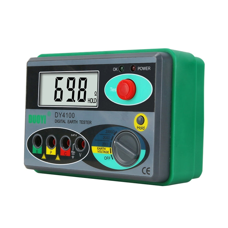 DUOYI DY4100 High-precision Digital Ground Resistance Meter Resistance Tester - free shipping - PMC TechLife - Order now!