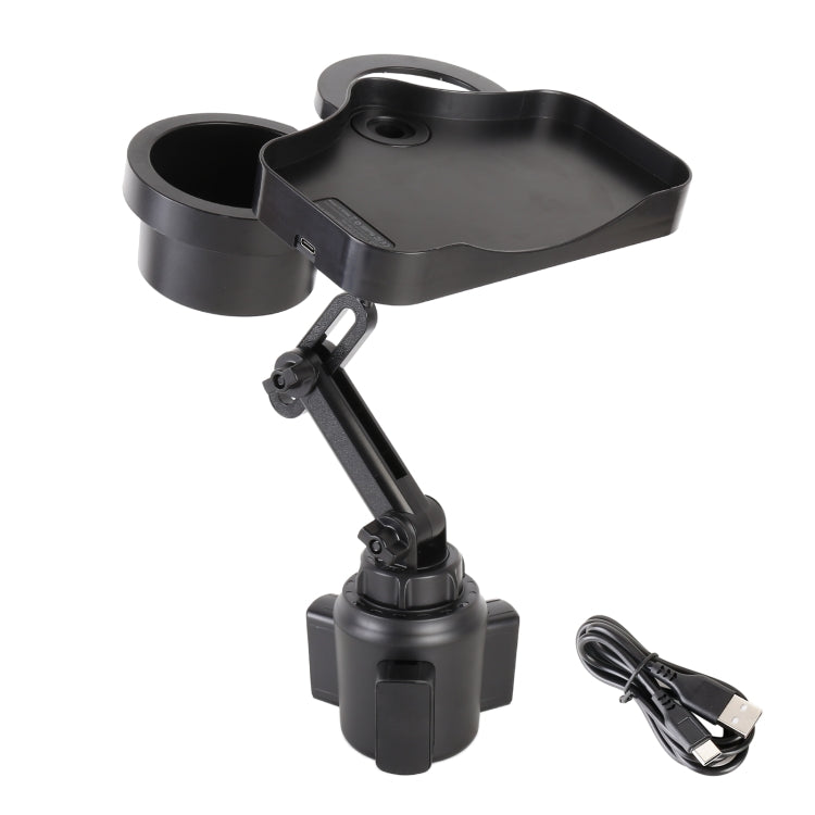 Car Multi-function Water Cup Holder with Wireless Charging Function - Car Drink Holders by PMC TechLife | Online Shopping South Africa | PMC TechLife | Buy Now Pay Later Mobicred