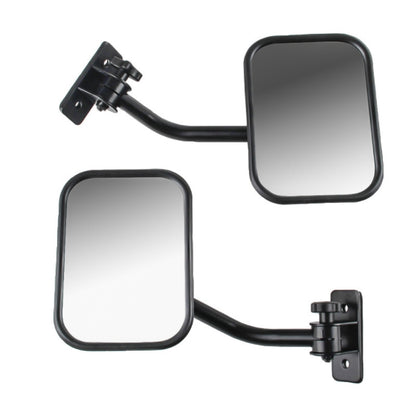 SF-JP-003 Pair  Car Side Door Rearview Mirror Adjustable Shape Angle Lens Blind Spot Exterior Mirror for Jeep Wrangler - Convex Mirror & Accessories by PMC Jewellery | Online Shopping South Africa | PMC Jewellery | Buy Now Pay Later Mobicred