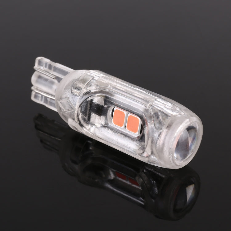 10 PCS T10 DC12V / 1W Car Clearance Light 5LEDs SMD-3030 Lamp Beads (Pink Light) - Clearance Lights by PMC TechLife | Online Shopping South Africa | PMC TechLife | Buy Now Pay Later Mobicred
