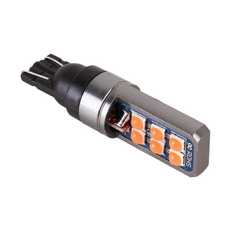 4 PCS T10 DC12V / 4W Car Clearance Light 12LEDs SMD-3030 Lamp Beads (Pink Light) - Clearance Lights by PMC TechLife | Online Shopping South Africa | PMC TechLife | Buy Now Pay Later Mobicred