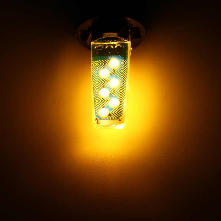 10 PCS T10 DC12V / 1.2W Car Clearance Light 12LEDs COB Lamp Beads (Yellow Light) - Clearance Lights by PMC TechLife | Online Shopping South Africa | PMC TechLife | Buy Now Pay Later Mobicred