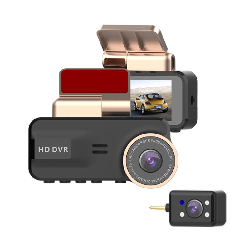 F22 3.16 inch 1080P HD Night Vision Driving Recorder, Standard Version with In-car View Camera - free shipping - PMC TechLife - Order now!