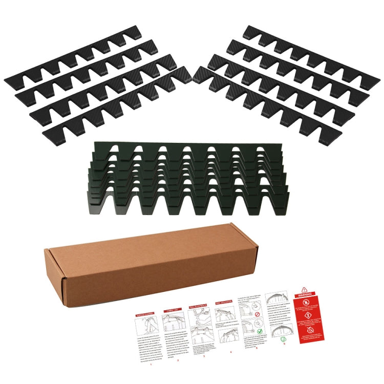 Car Modified Bumper Guard Kit Carbon Fiber Texture - Bumper by PMC TechLife | Online Shopping South Africa | PMC TechLife | Buy Now Pay Later Mobicred