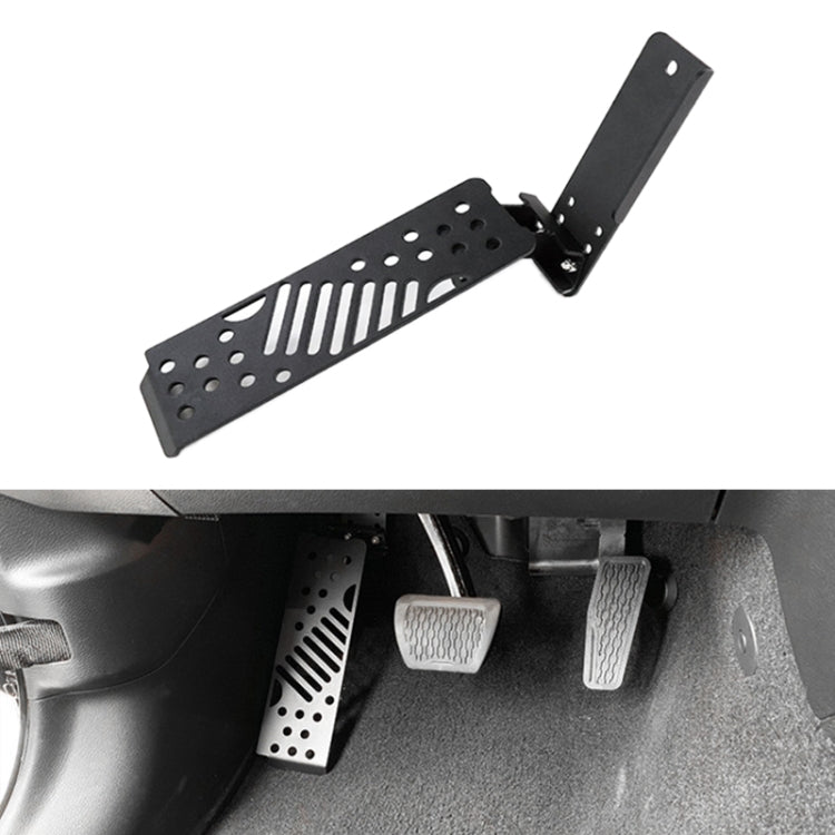 Car Modification Straight Metal Left Foot Rest Pedal for Jeep Wrangler JL 2018-2019 - Foot Pedal by PMC Jewellery | Online Shopping South Africa | PMC Jewellery | Buy Now Pay Later Mobicred