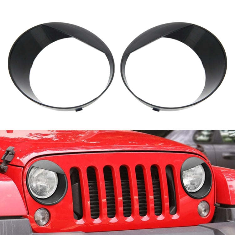 Car Headlight Lampshade for Jeep Wrangler JL 2018- - Car Light Accessories by PMC Jewellery | Online Shopping South Africa | PMC Jewellery | Buy Now Pay Later Mobicred