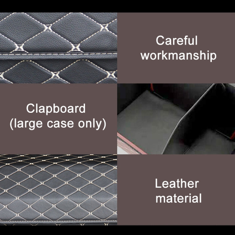 Car Trunk Foldable Storage Box, Checkered Large Size: 54 x 32 x 30cm (Beige) - Stowing Tidying by PMC TechLife | Online Shopping South Africa | PMC TechLife | Buy Now Pay Later Mobicred