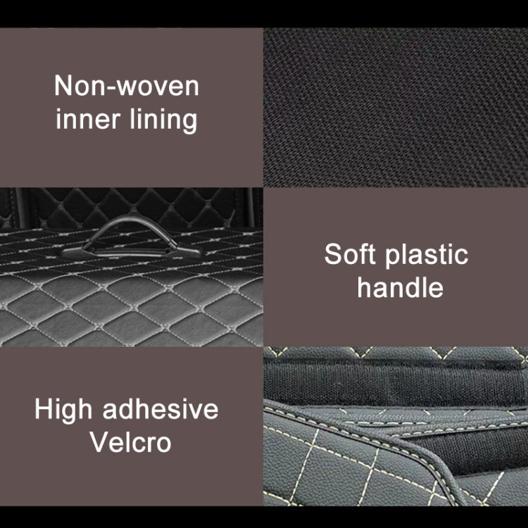 Car Trunk Foldable Storage Box, Checkered Large Size: 54 x 32 x 30cm (Beige) - Stowing Tidying by PMC TechLife | Online Shopping South Africa | PMC TechLife | Buy Now Pay Later Mobicred