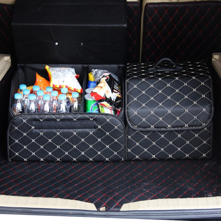 Car Trunk Foldable Storage Box, Rhombic Grid Large Size: 54 x 32 x 30cm (Black) - Stowing Tidying by PMC TechLife | Online Shopping South Africa | PMC TechLife | Buy Now Pay Later Mobicred