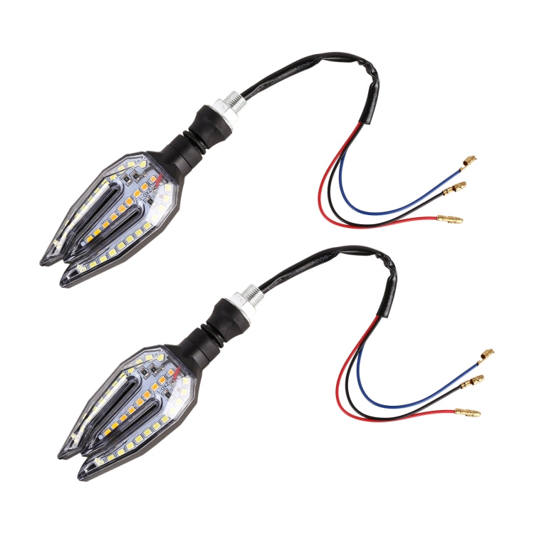 Motorcycle Turn Signal Light DC12V 1W 33LEDs SMD-3528 Lamp Beads (White Light) - Signal Lights by PMC TechLife | Online Shopping South Africa | PMC TechLife | Buy Now Pay Later Mobicred