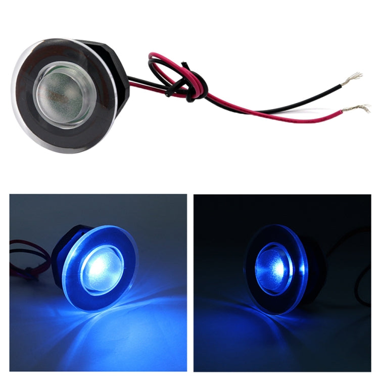 RV / Yacht Walkway Light LED Round Light DC12V (Blue Light) - Dome Lights by PMC Jewellery | Online Shopping South Africa | PMC Jewellery | Buy Now Pay Later Mobicred