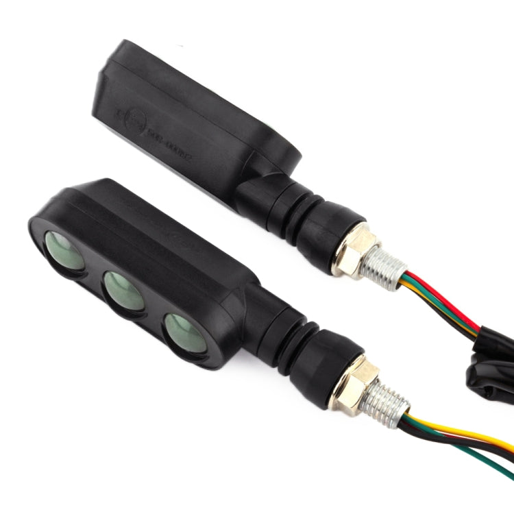 2 PCS KC050 Motorcycle LED Turn Signal Running Brake Light - Turn Signal by PMC Jewellery | Online Shopping South Africa | PMC Jewellery | Buy Now Pay Later Mobicred
