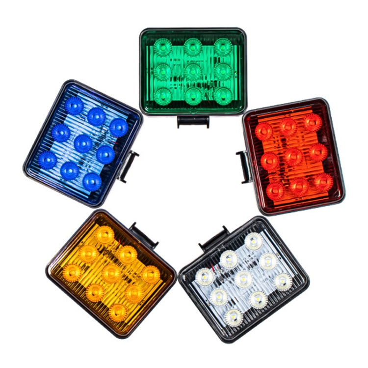 2 PCS ZS-7013 3 inch 9LEDs Strobe Waterproof Car / Truck Warning Light (Blue Light) - Warning Lights by PMC TechLife | Online Shopping South Africa | PMC TechLife | Buy Now Pay Later Mobicred