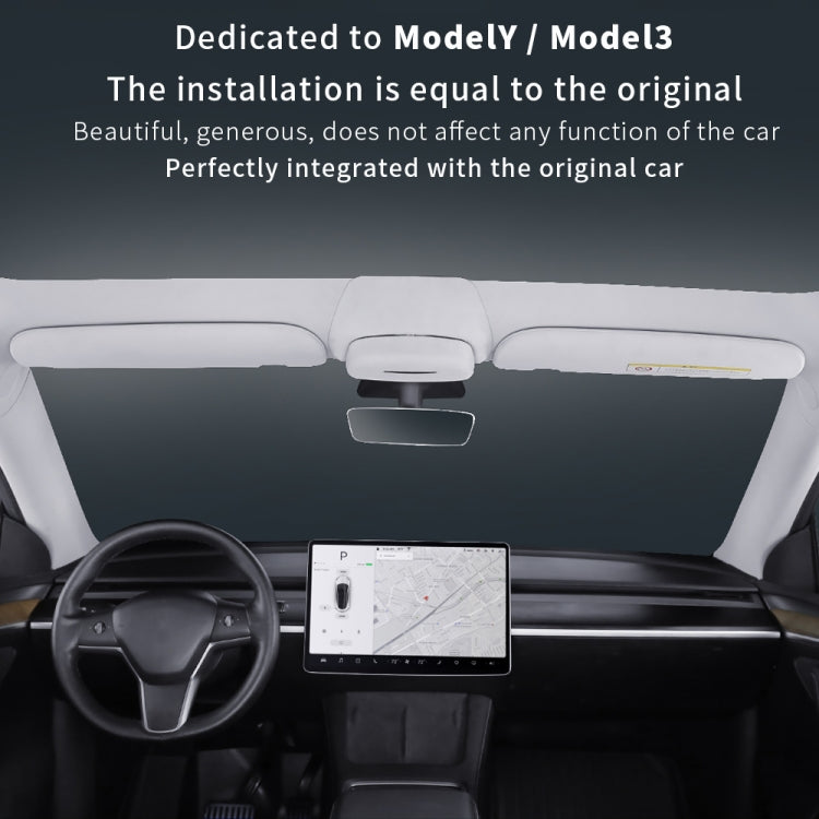 Car Ordinary Version Sunglasses Storage Box for Tesla Model 3 - Sunglasses & Glasses Clips by PMC TechLife | Online Shopping South Africa | PMC TechLife | Buy Now Pay Later Mobicred