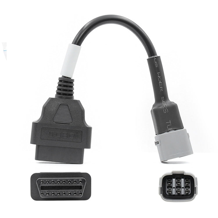 Motorcycle OBD 16PIN Female to 6PIN Connector Cable for Suzuki - Cables & Connectors by PMC TechLife | Online Shopping South Africa | PMC TechLife | Buy Now Pay Later Mobicred