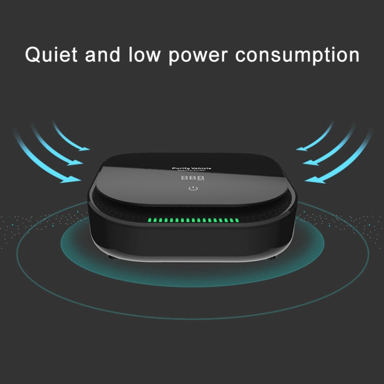 XJ-008 Car Negative Ion USB Air Purifier, Smart Version (Black) - Air Purifier by PMC TechLife | Online Shopping South Africa | PMC TechLife | Buy Now Pay Later Mobicred