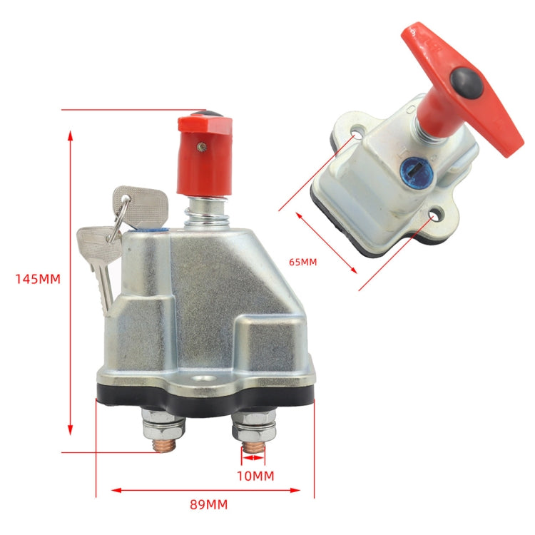 250A Yacht RV Battery Cut-off Switch with Key - Car Switches by PMC TechLife | Online Shopping South Africa | PMC TechLife | Buy Now Pay Later Mobicred