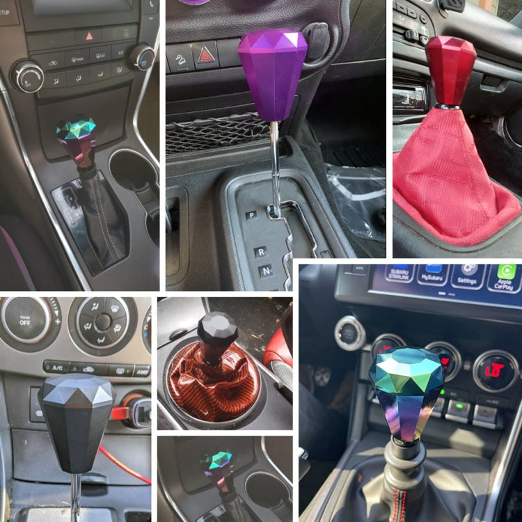 Universal Car Colorful Diamond Shape Metal Gear Shift Knob - Shift Knob by PMC Jewellery | Online Shopping South Africa | PMC Jewellery | Buy Now Pay Later Mobicred