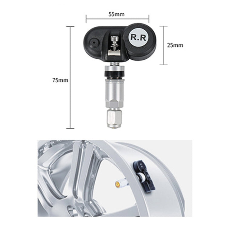 Car High Precision Solar Charging Tire Pressure Monitoring System TPMS, Built-in Beep Sensor - free shipping - PMC TechLife - Order now!